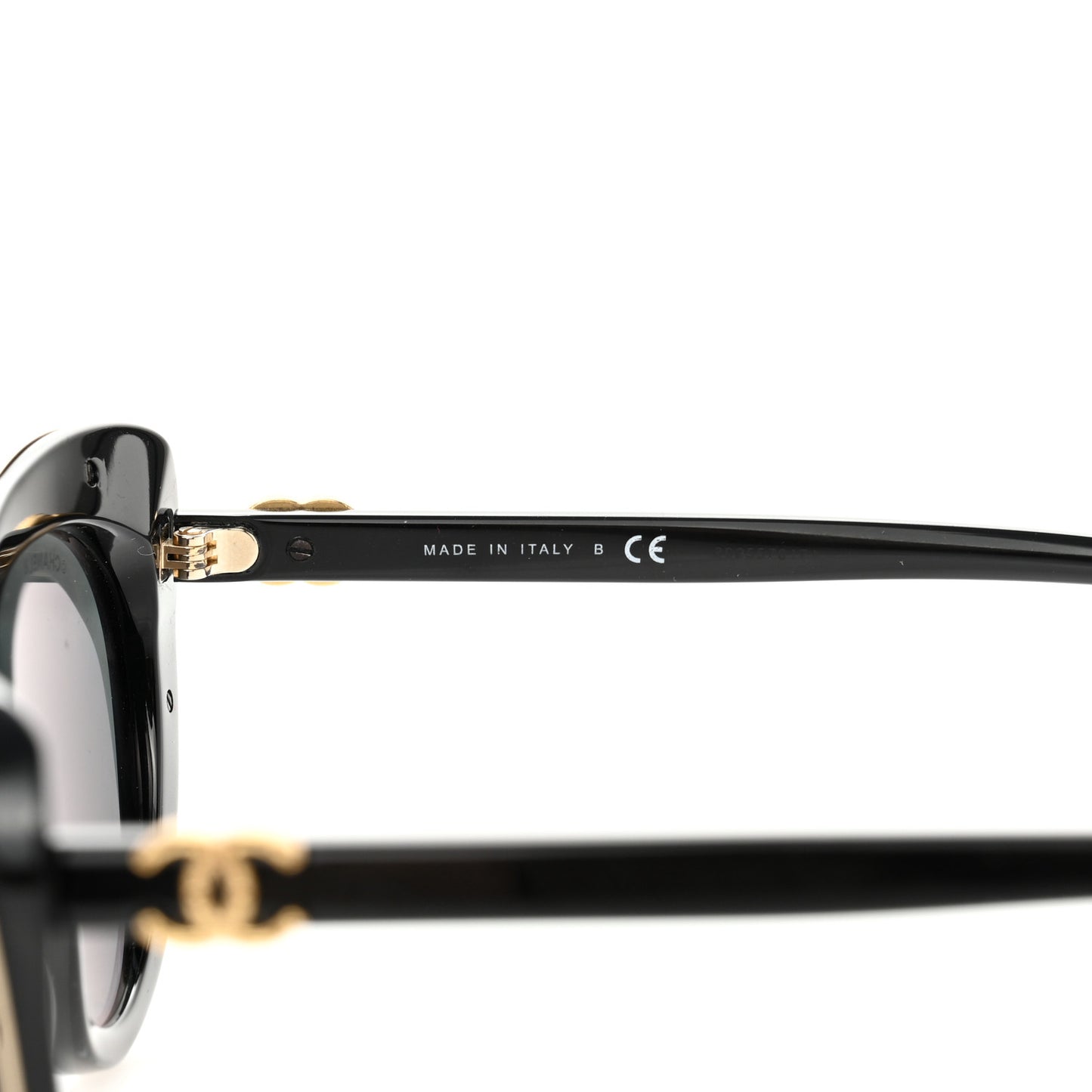 Acetate Cat Eye CC Sunglasses 5432 Black