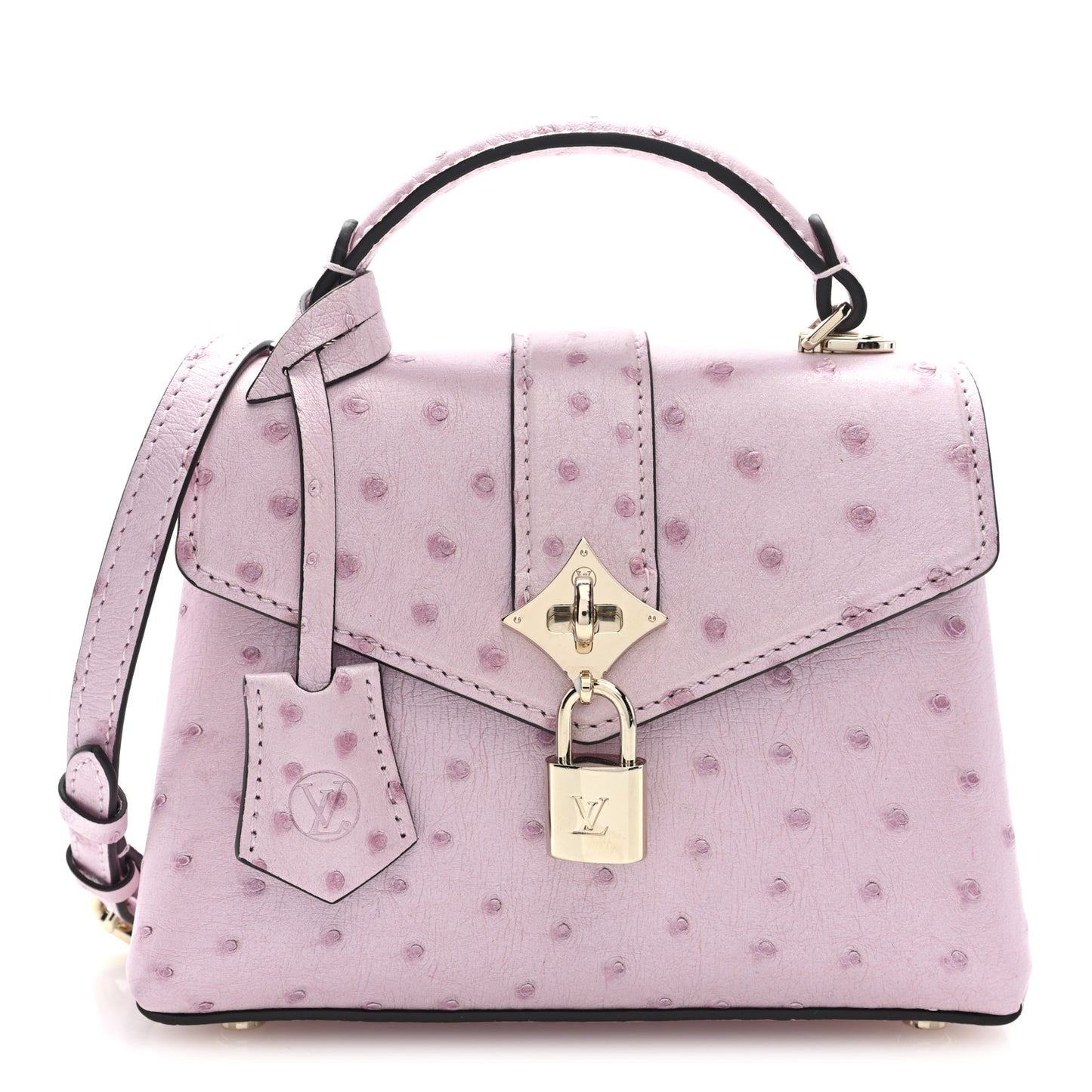Iridescent Ostrich Rose Des Vents Mini Pearly Lilac
