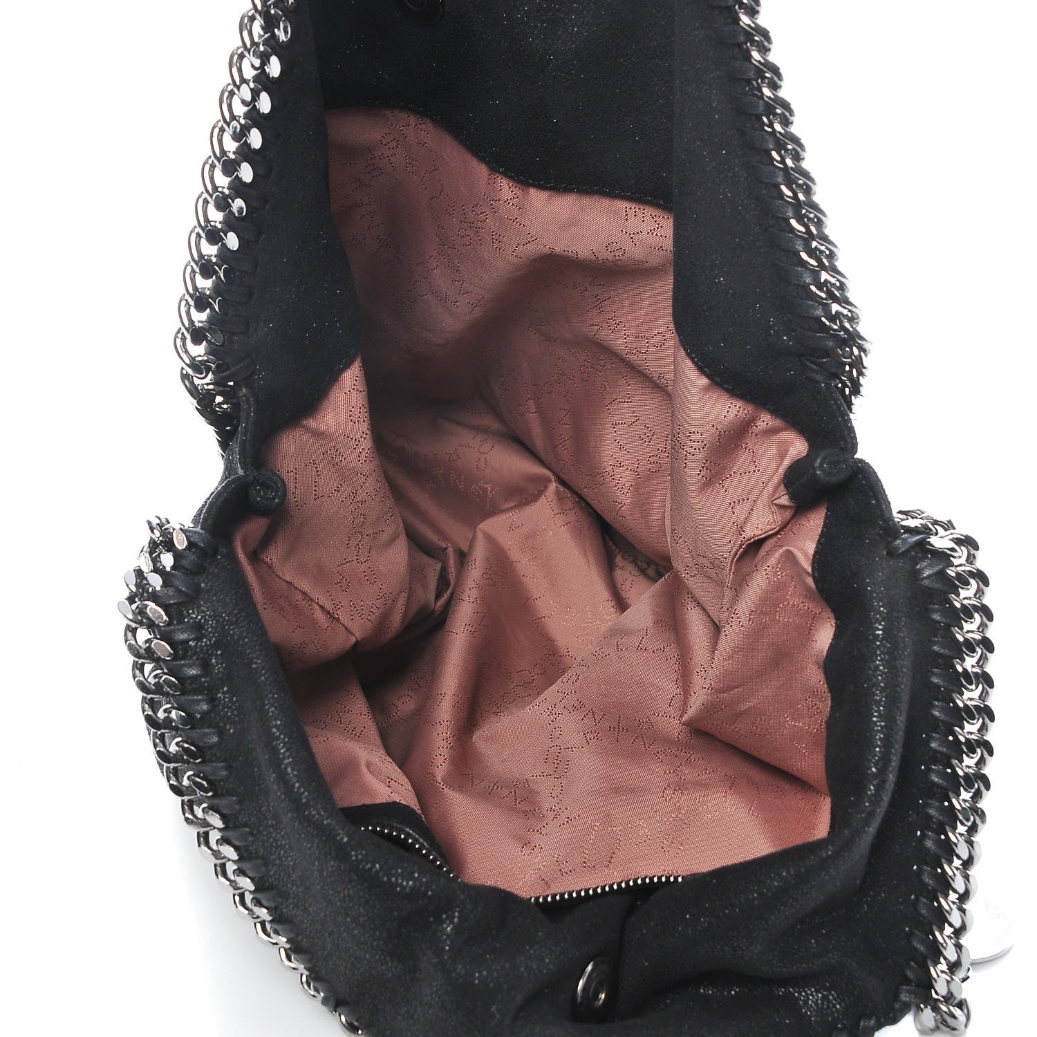 Stella McCartney Shaggy Deer Falabella Fold Over Tote Black 5 of 8