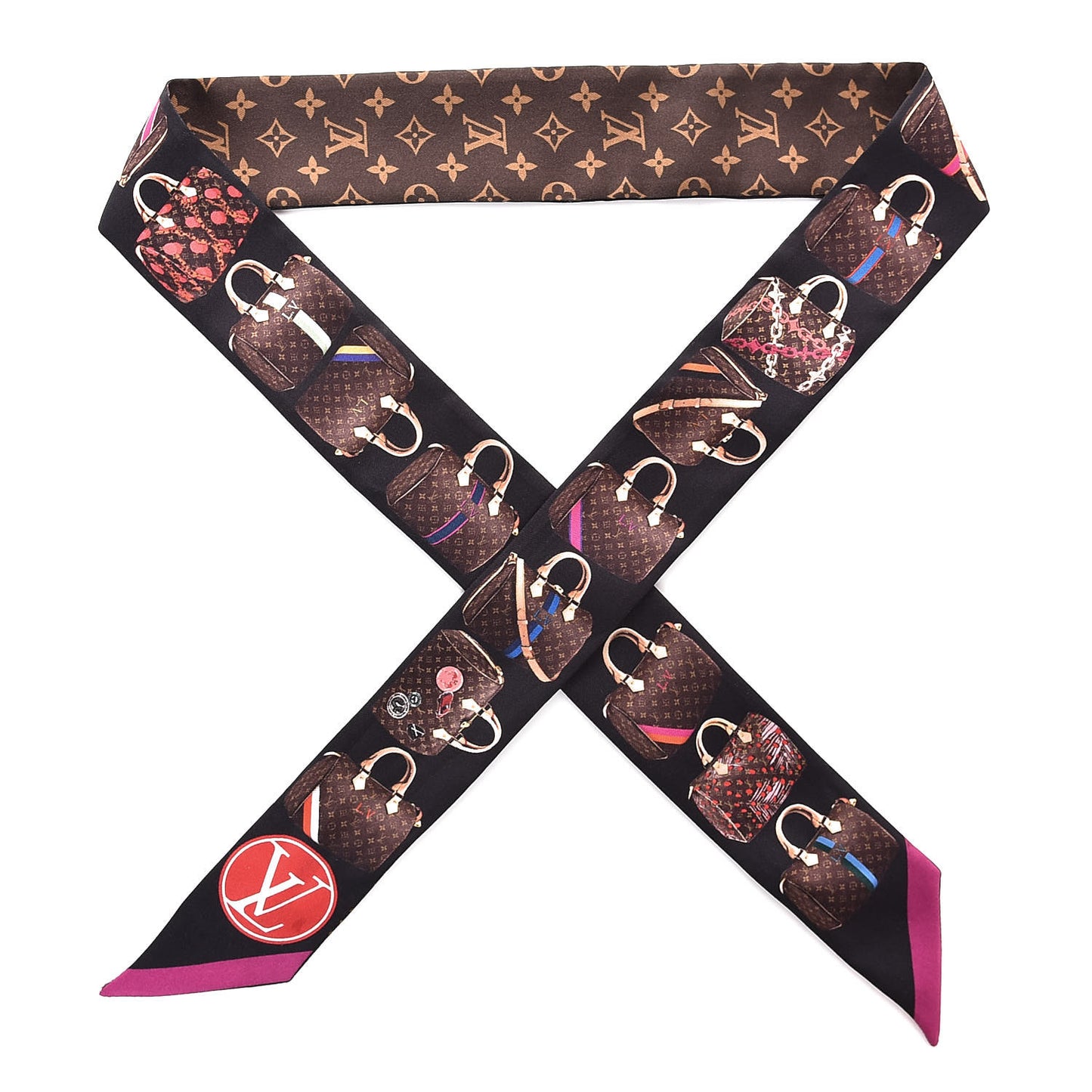 Silk Monogram Tribute to Speedy BB Bandeau