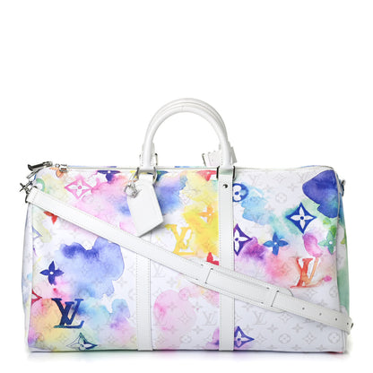 Louis Vuitton Monogram Watercolor Keepall Bandouliere 50 Multicolor 1 of 4