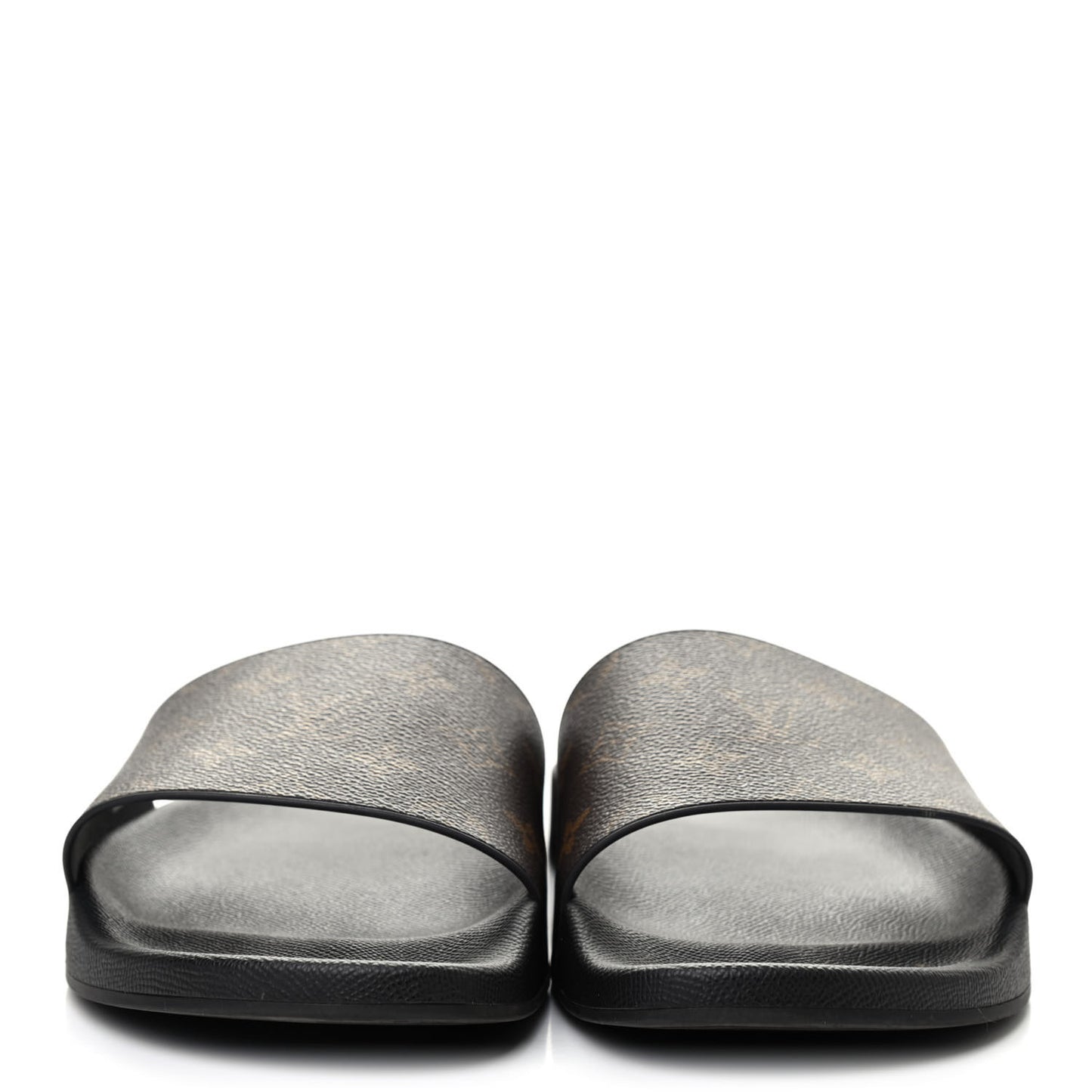 Rubber Monogram Mens Waterfront Mules 11 Macassar