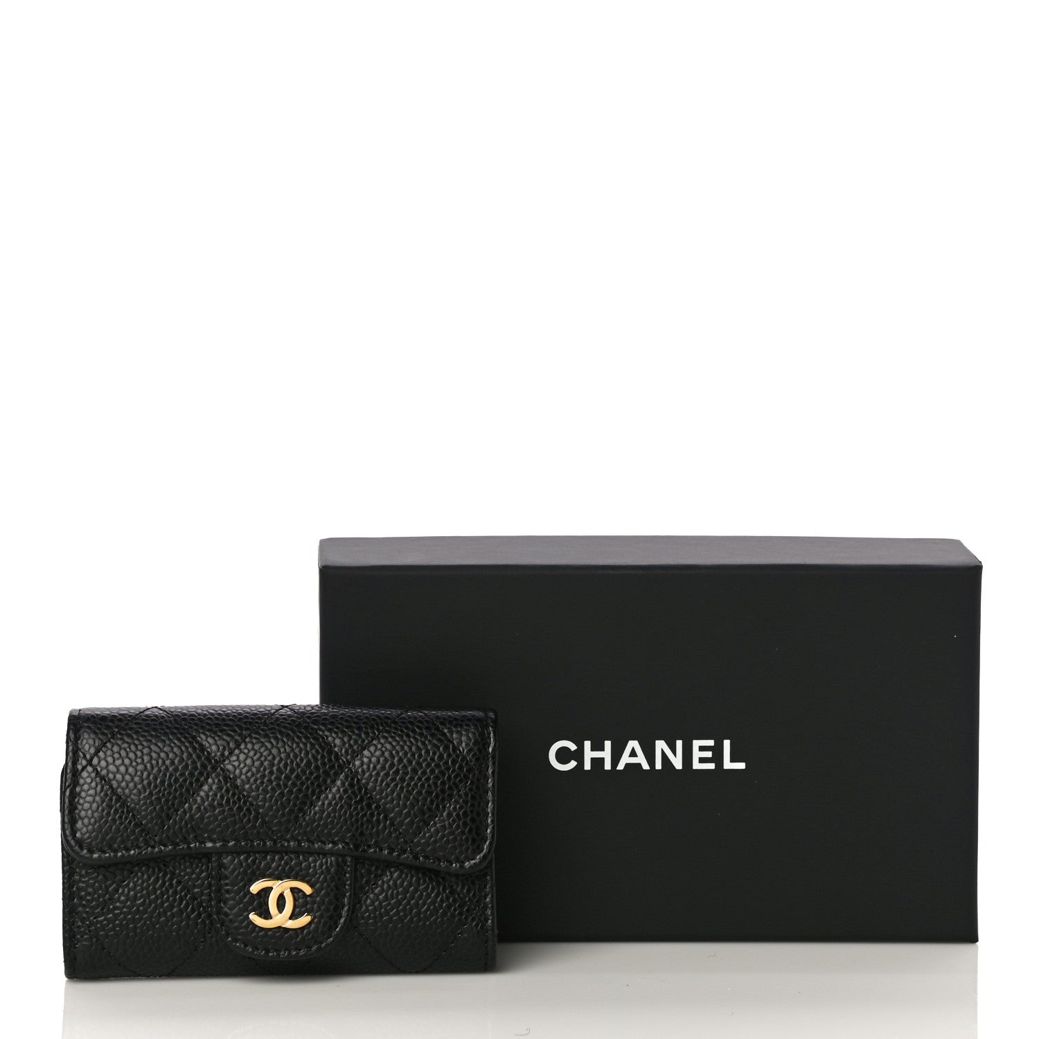 Chanel Caviar Quilted 6 Key Holder Black 12 of 12