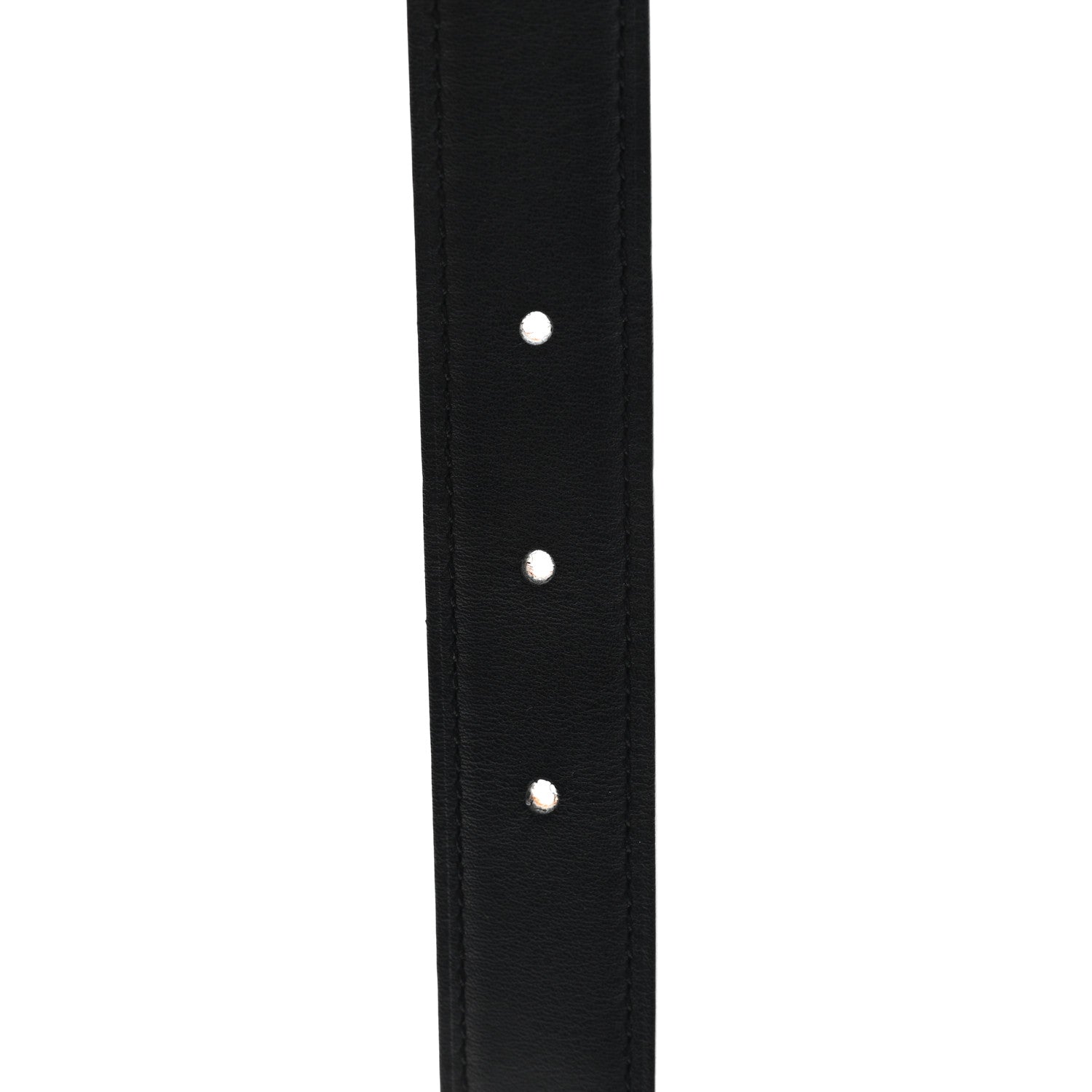 Hermes Swift Epsom 24mm Mini H Belt 75 30 Black Gold 3 of 5