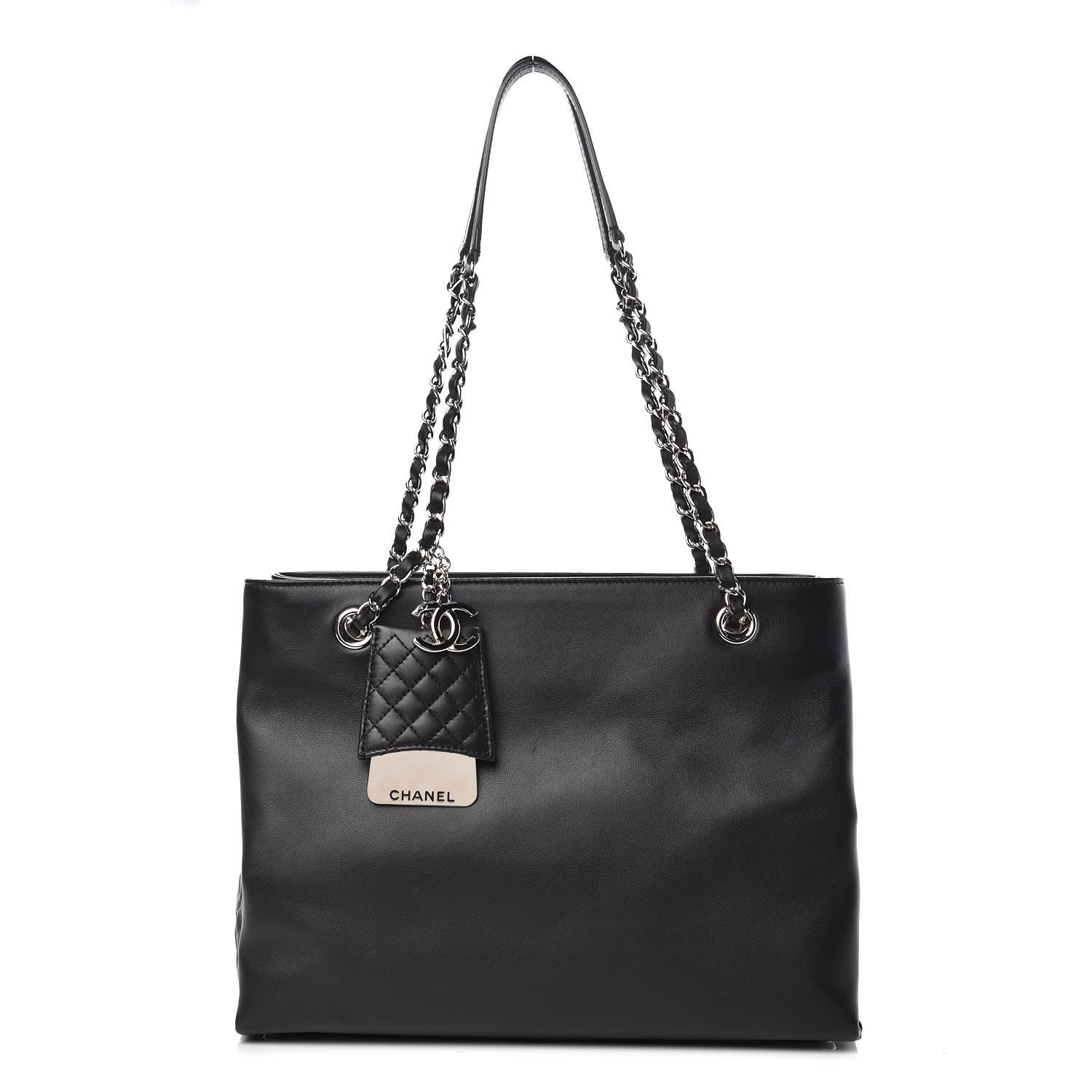 Chanel Calfskin Shopping Tote Black 1 of 10