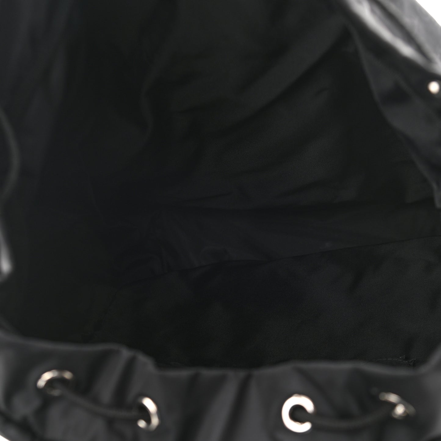 Nylon Monogram Medium Light Double Buckle Backpack Black
