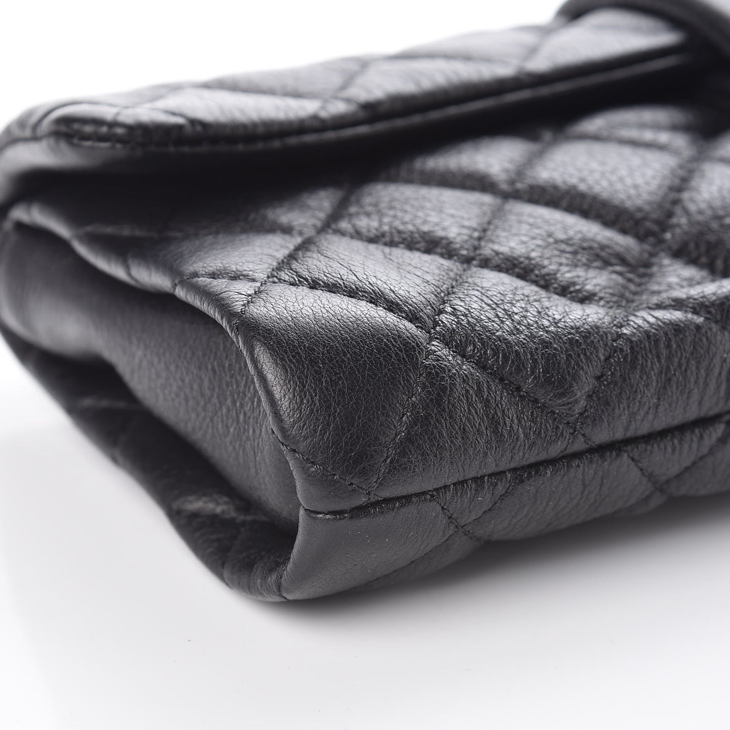 Sheepskin Mademoiselle Clutch Black