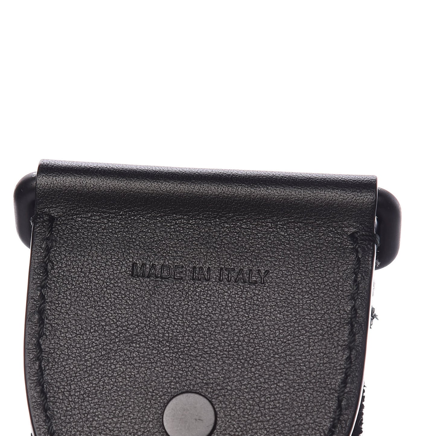 Canvas Embroidered Shoulder Strap Black Ultramatte
