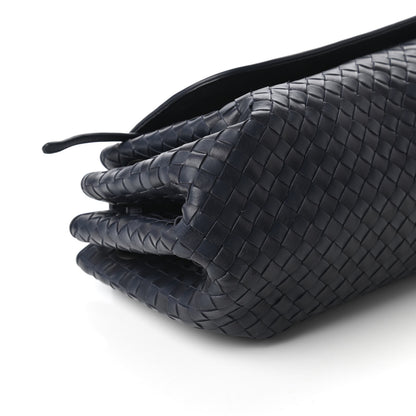 Bottega Veneta Nappa Intrecciato Messenger Bag Blue 6 of 10