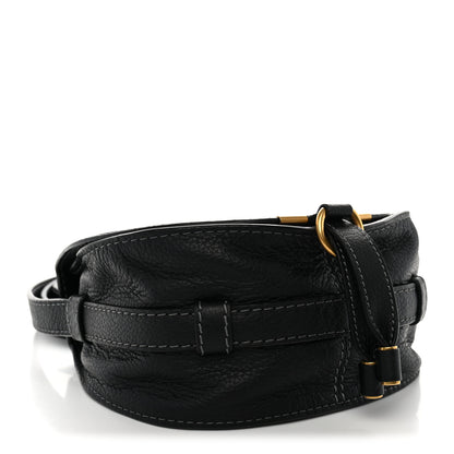 Chloe Calfskin Mini Marcie Round Crossbody Bag Black 4 of 9