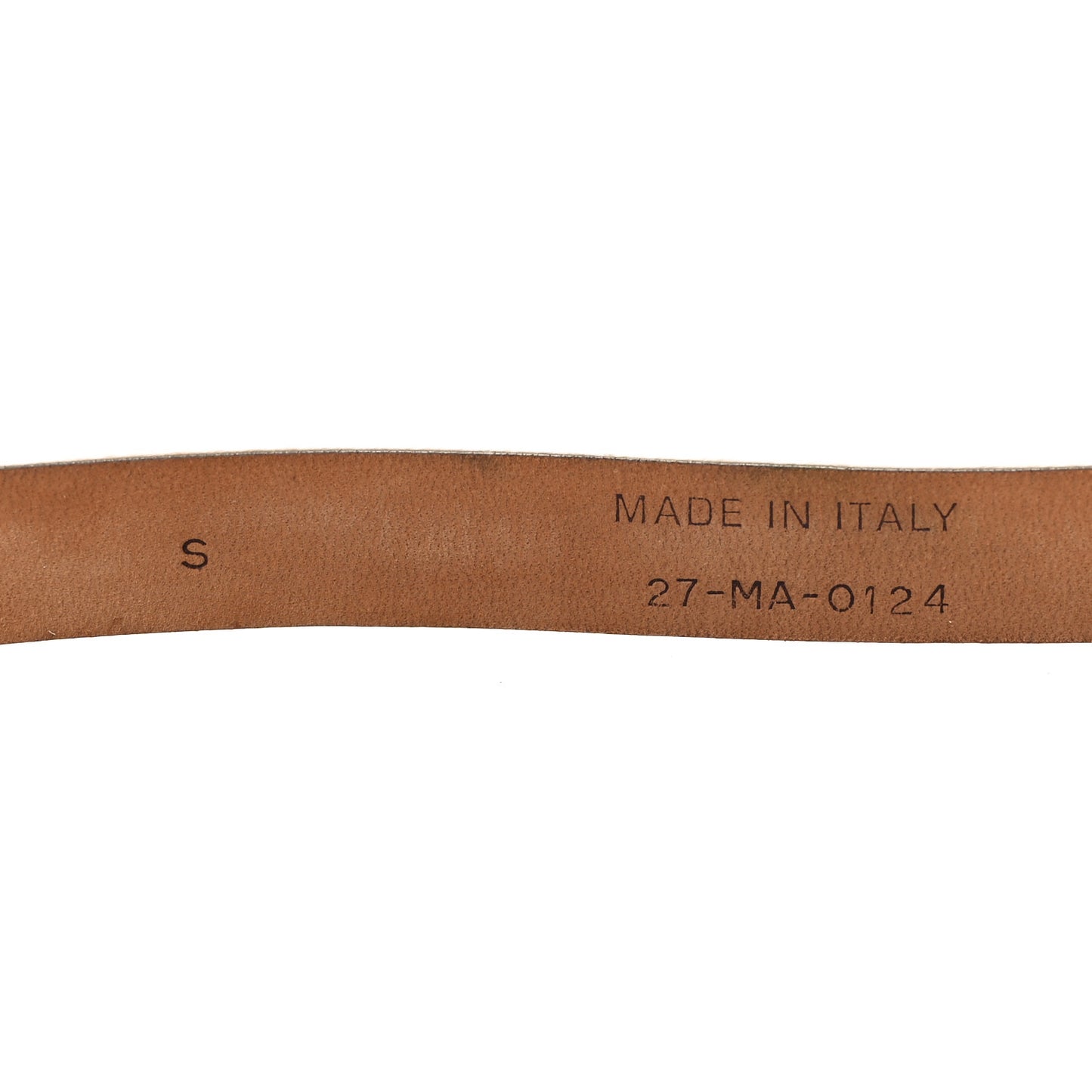 Calfskin Dior ID Belt S White