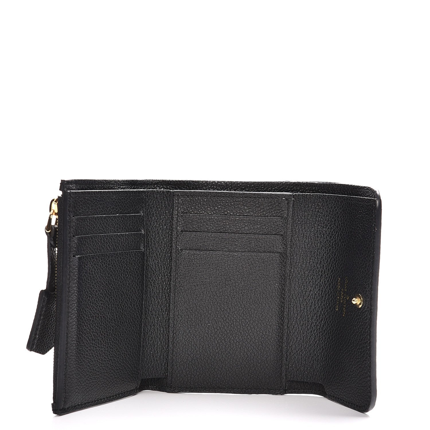 Louis Vuitton Empreinte Pont-Neuf Compact Wallet Black 5 of 7