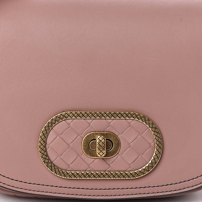 Bottega Veneta Nappa Intrecciato BV Luna Shoulder Bag Deco Rose 10 of 10