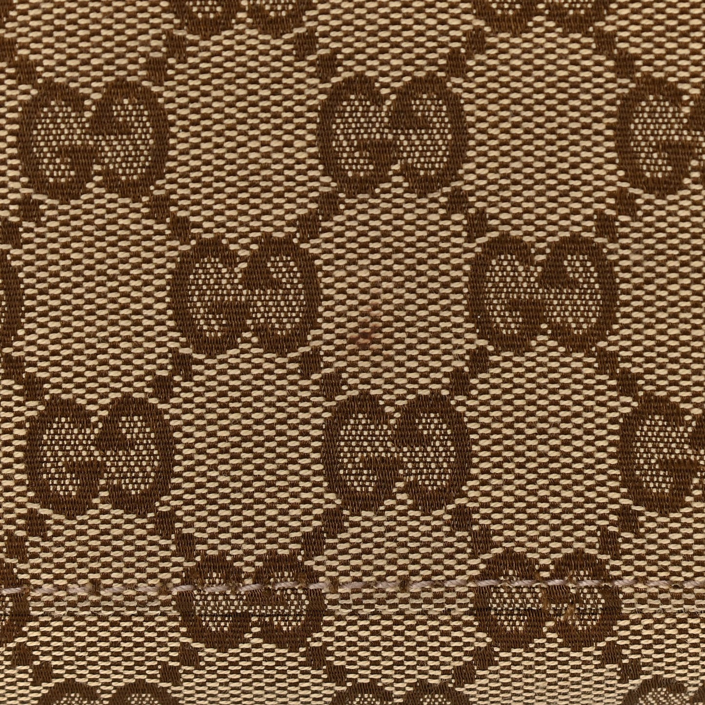 Monogram Large Bree Foldover Tote Beige Tabacco