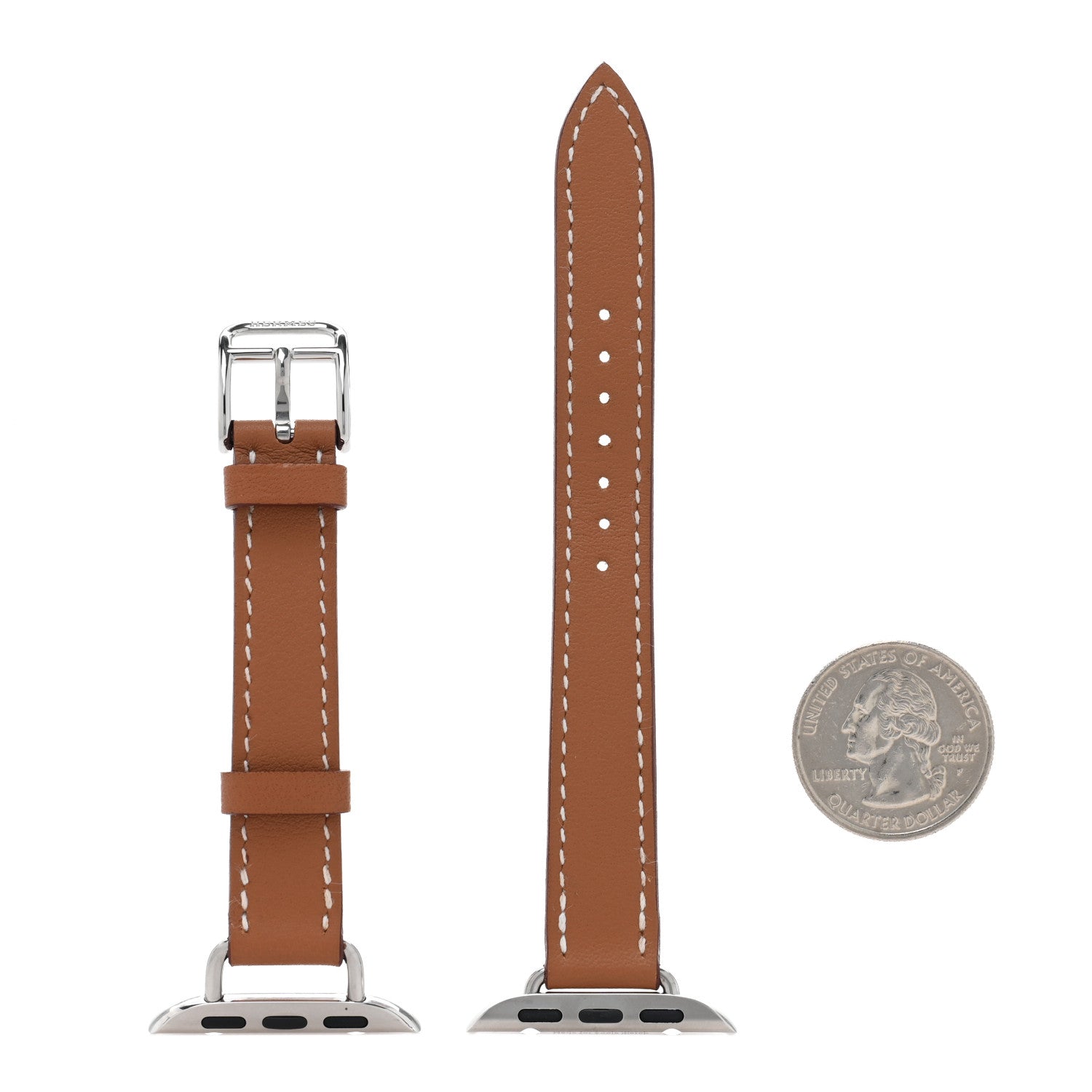 Hermes Swift 41mm Apple Watch Single Tour Band Gold 2 of 3