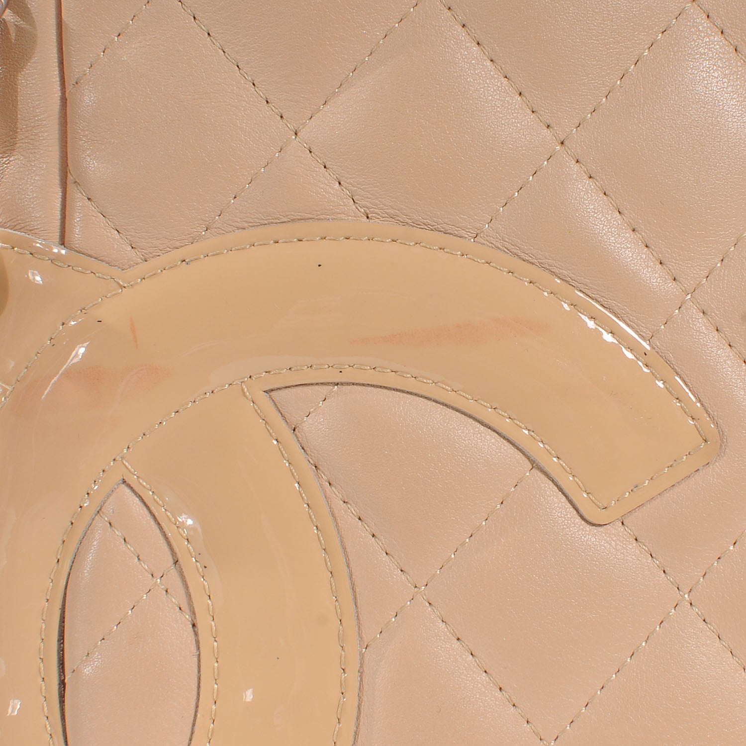 Chanel Leather Cambon Messenger Beige 5 of 9