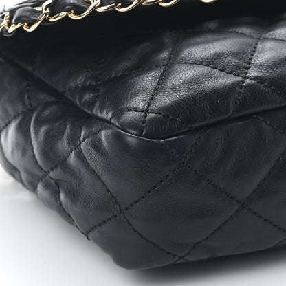 Chanel Calfskin Quilted Medium Chain Me Flap Black 7 of 8