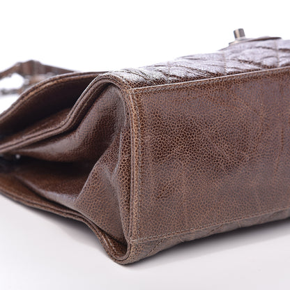 Chanel Crumpled Grained Calfskin Jumbo CC Crave Flap Beige 8 of 10