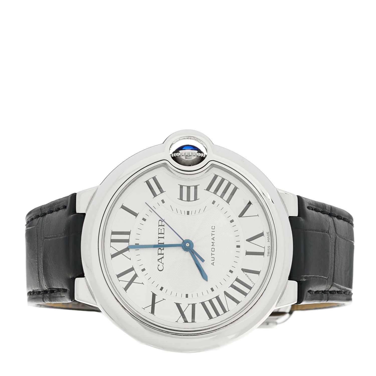 Cartier Stainless Steel Alligator 36mm Ballon Bleu De Cartier Automatic Watch 2 of 5