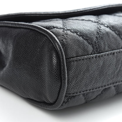 Chanel Caviar Double Stitch Medium Flap Black 8 of 11