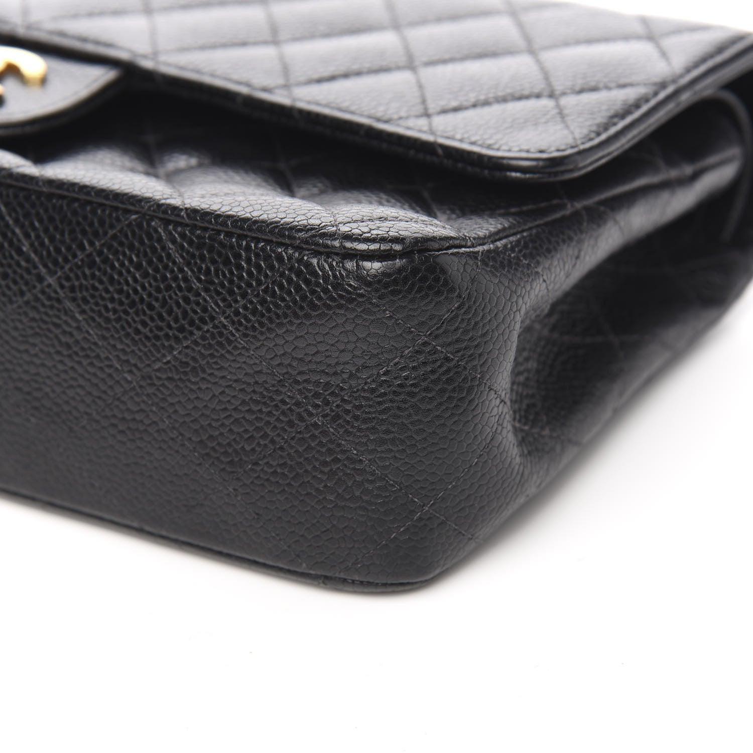Chanel Caviar Quilted Medium Double Flap Black 8 of 9