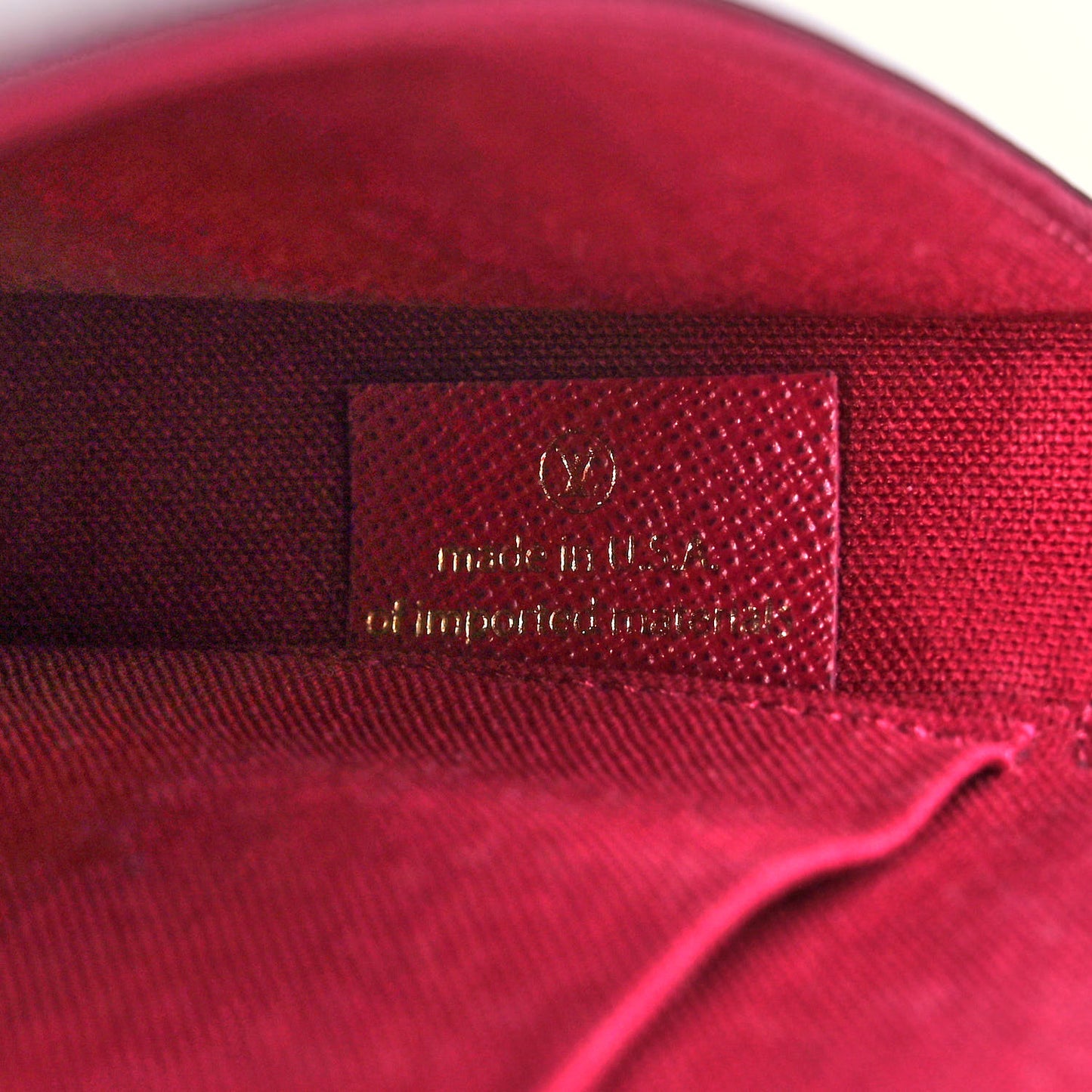 Monogram Pochette Felicie Chain Wallet Fuchsia