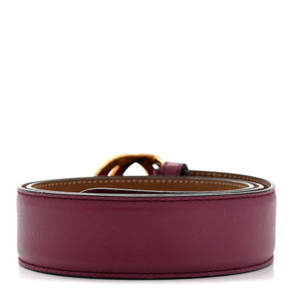 Gucci Moon Calfskin Interlocking G 37mm Belt 80 32 Glossy Pink 2 of 8