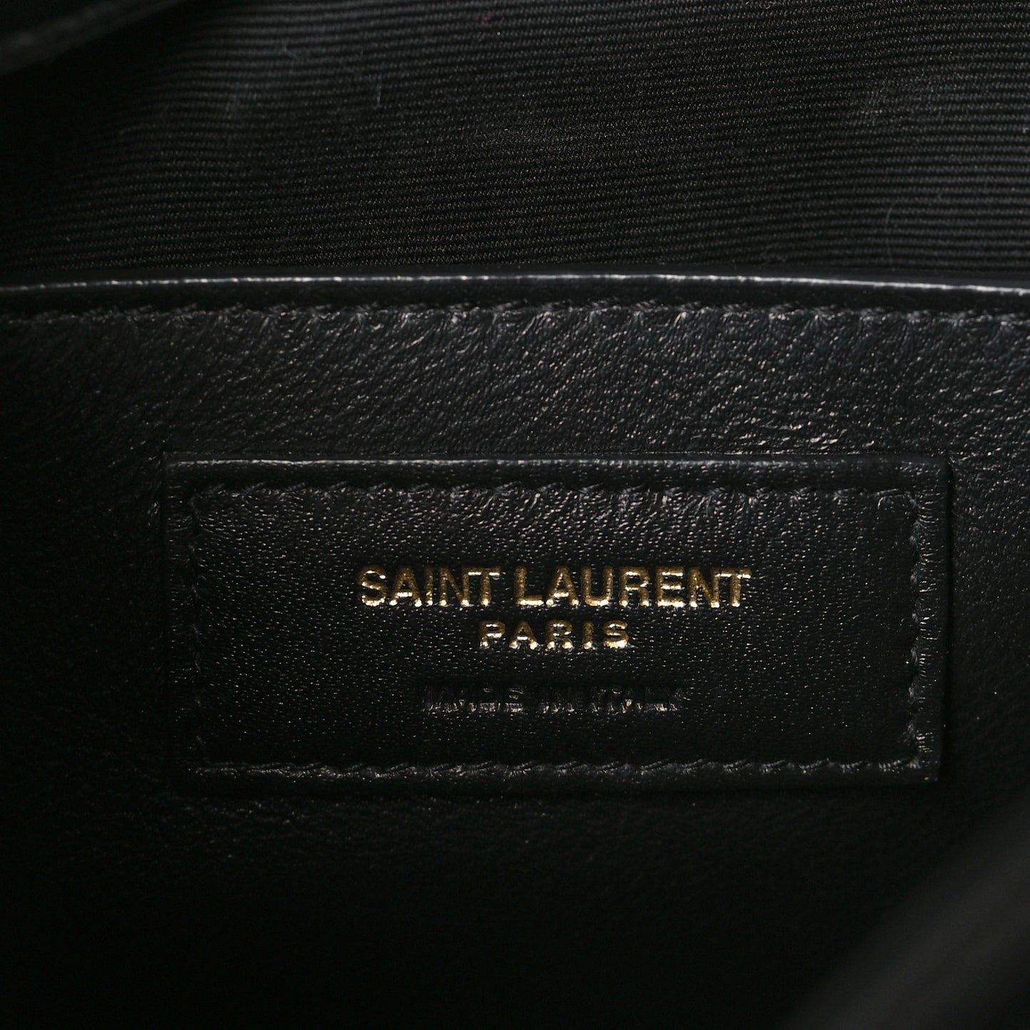 Lambskin Matelasse Monogram Baby Niki Chain Satchel Black