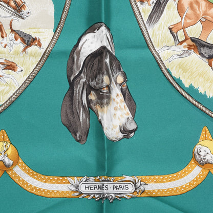 Hermes Silk Le Laisser Courre Scarf 90 3 of 5