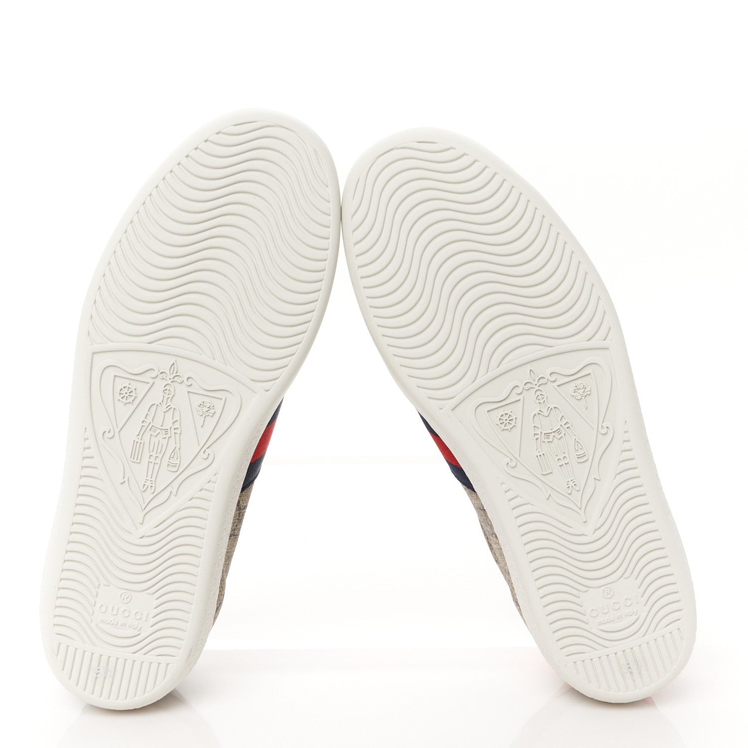 Gucci GG Supreme Monogram Womens Ace Low-Top Sneaker 35.5 Beige 6 of 10