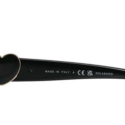 Chanel Acetate Square CC Heart Sunglasses 5519 Black 6 of 7