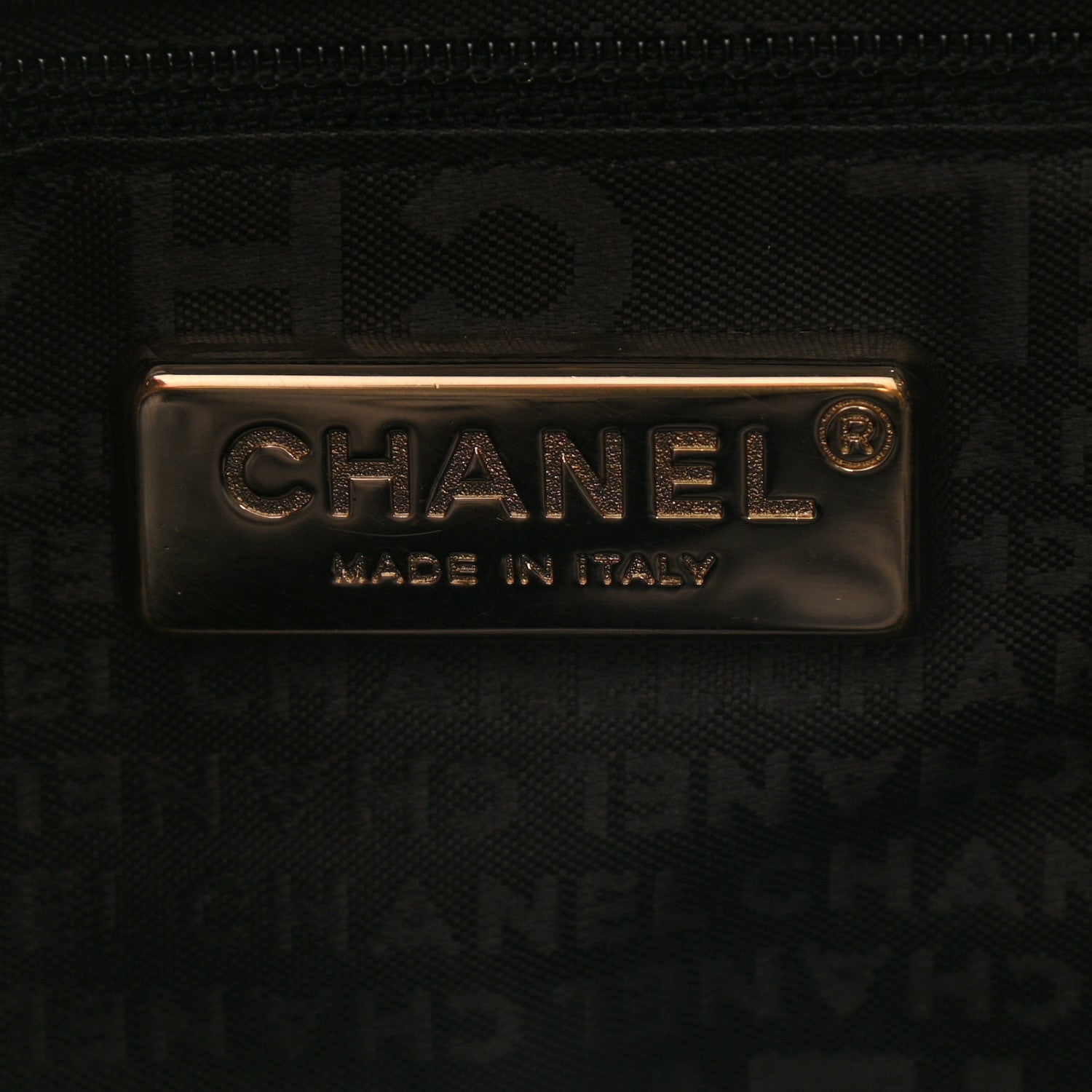 Chanel Crumpled Lambskin Quilted CC Shopping Tote Black 5 of 8