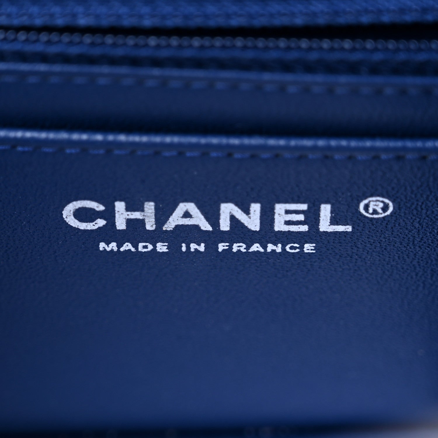 Chanel Lambskin Quilted Mini Rectangular Flap Blue 6 of 12