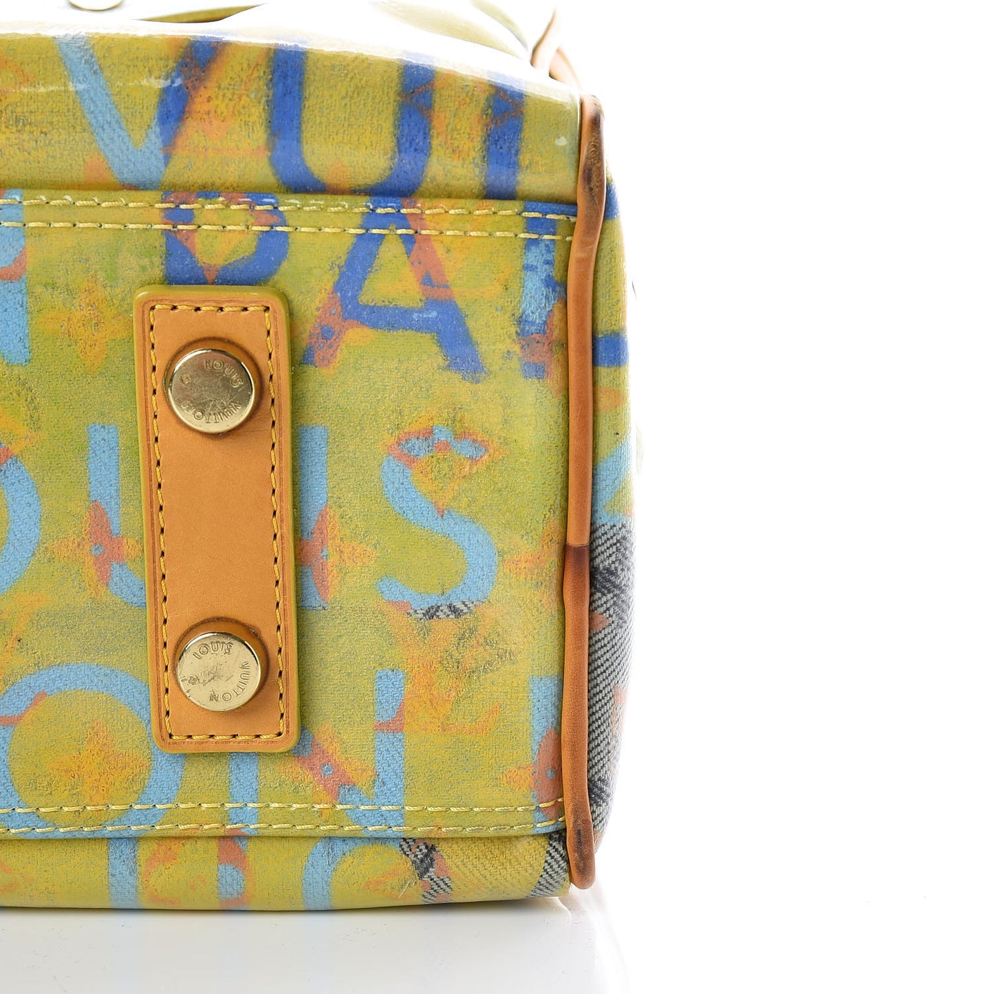 Monogram Pulp Defile Weekender PM Yellow