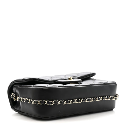 Chanel Lambskin Quilted Small My Precious Flap Black 4 of 13
