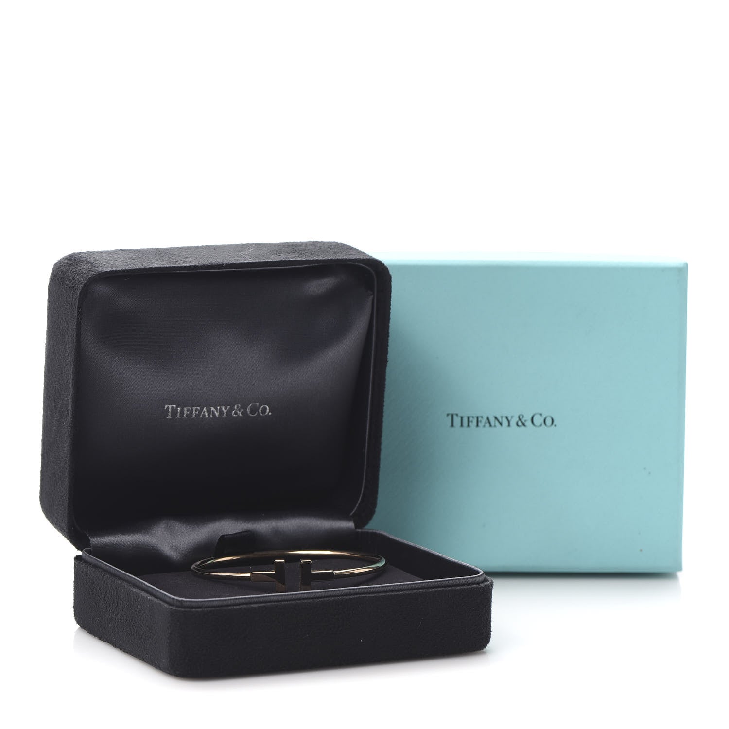 Tiffany 18K Yellow Gold T Wire Bracelet 5 of 5