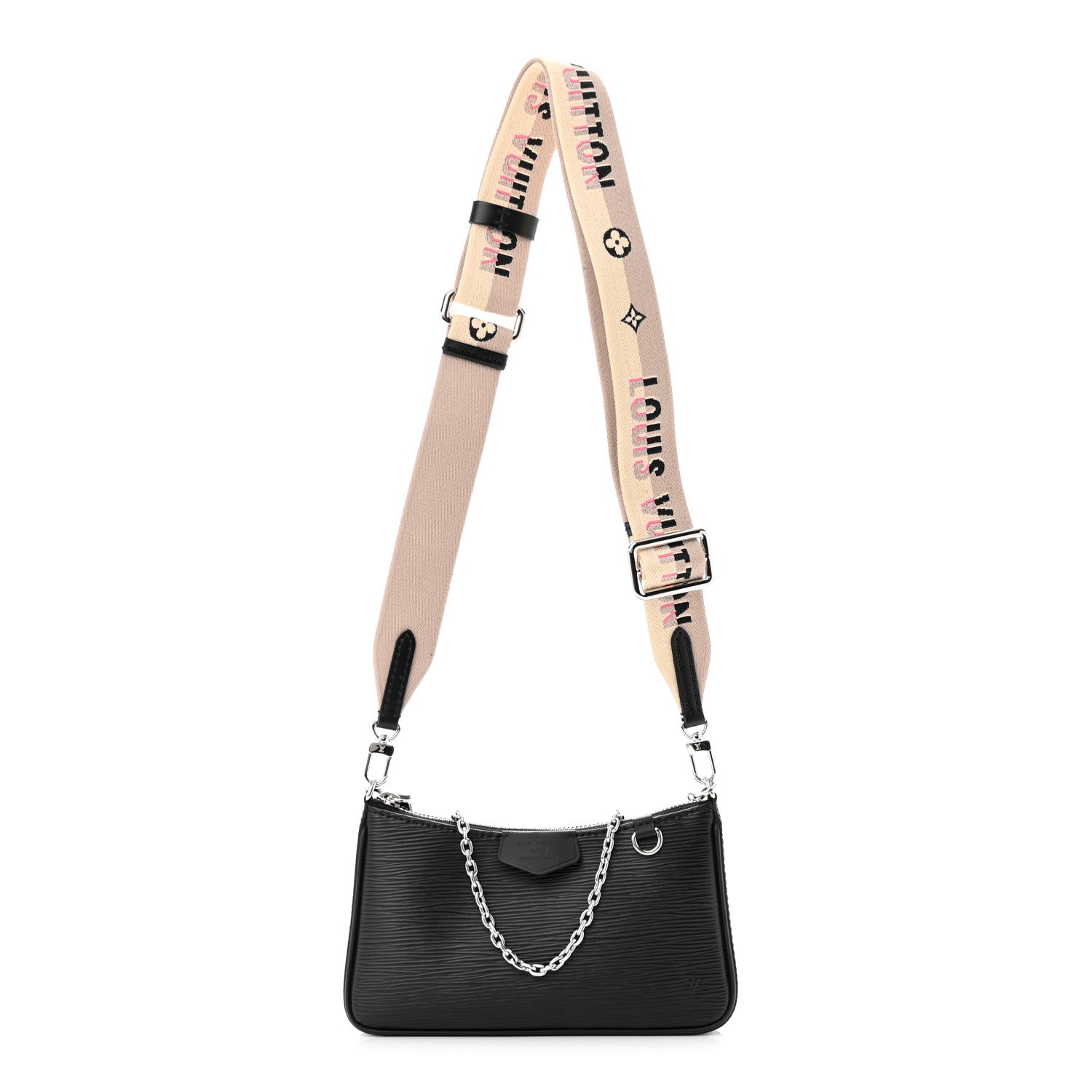 Louis Vuitton Epi Logo Easy Pouch On Strap Black 1 of 8