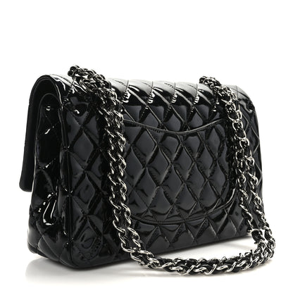 Chanel Patent Quilted Medium Double Flap Black 3 of 9