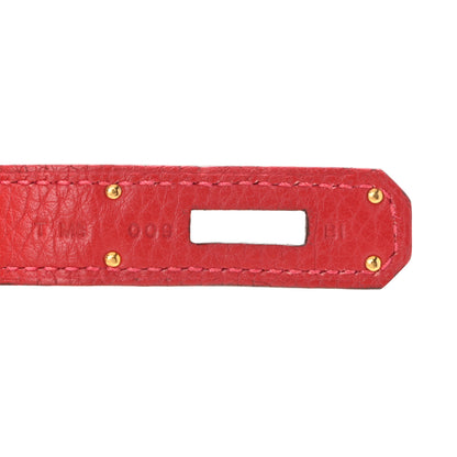 Hermes Togo Birkin 35 Rouge Casaque 6 of 11
