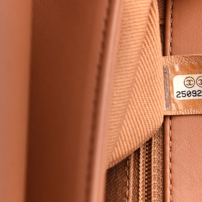 Chanel Calfskin Coco Eyelets Small Flap Bag Camel 7 of 10