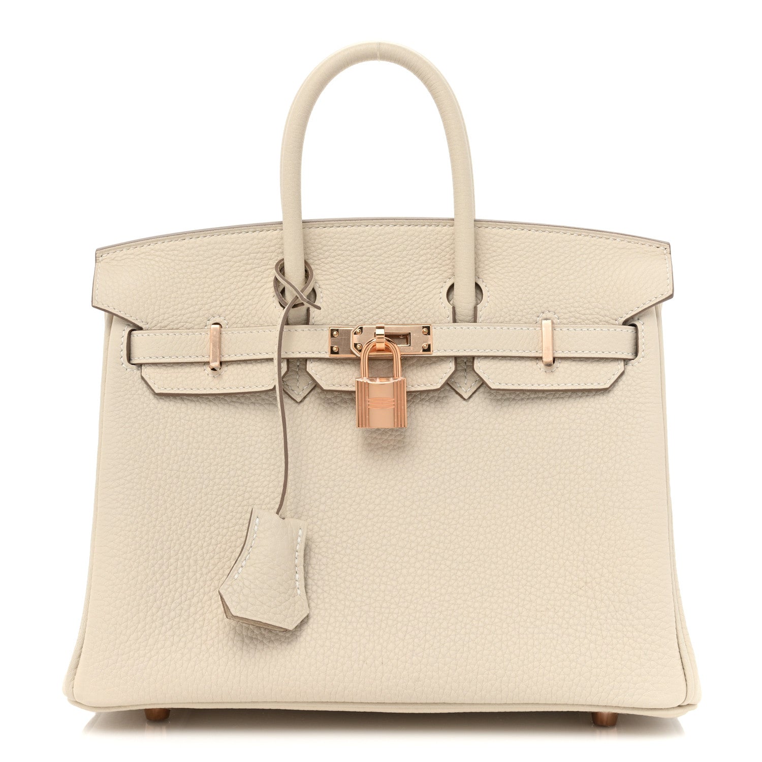 Hermes Togo Birkin 25 Craie 1 of 9