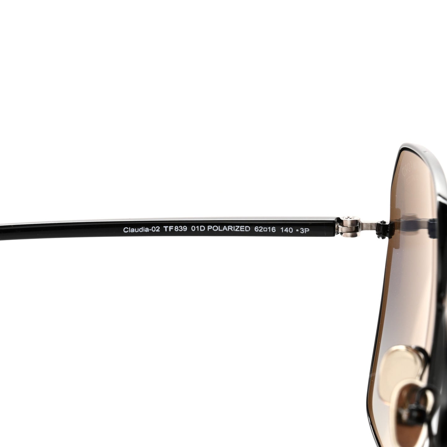 Claudia TF839 Sunglasses Black