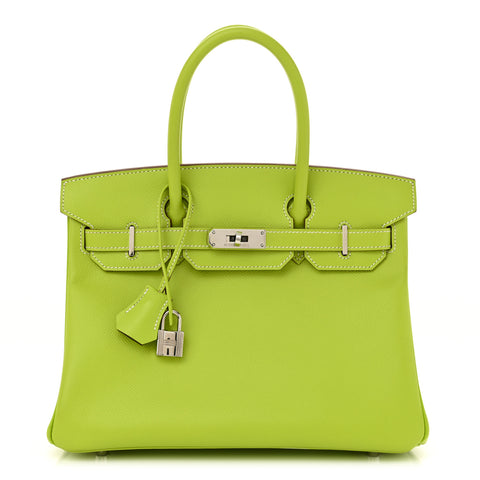 Epsom Candy Birkin 30 Kiwi Lichen