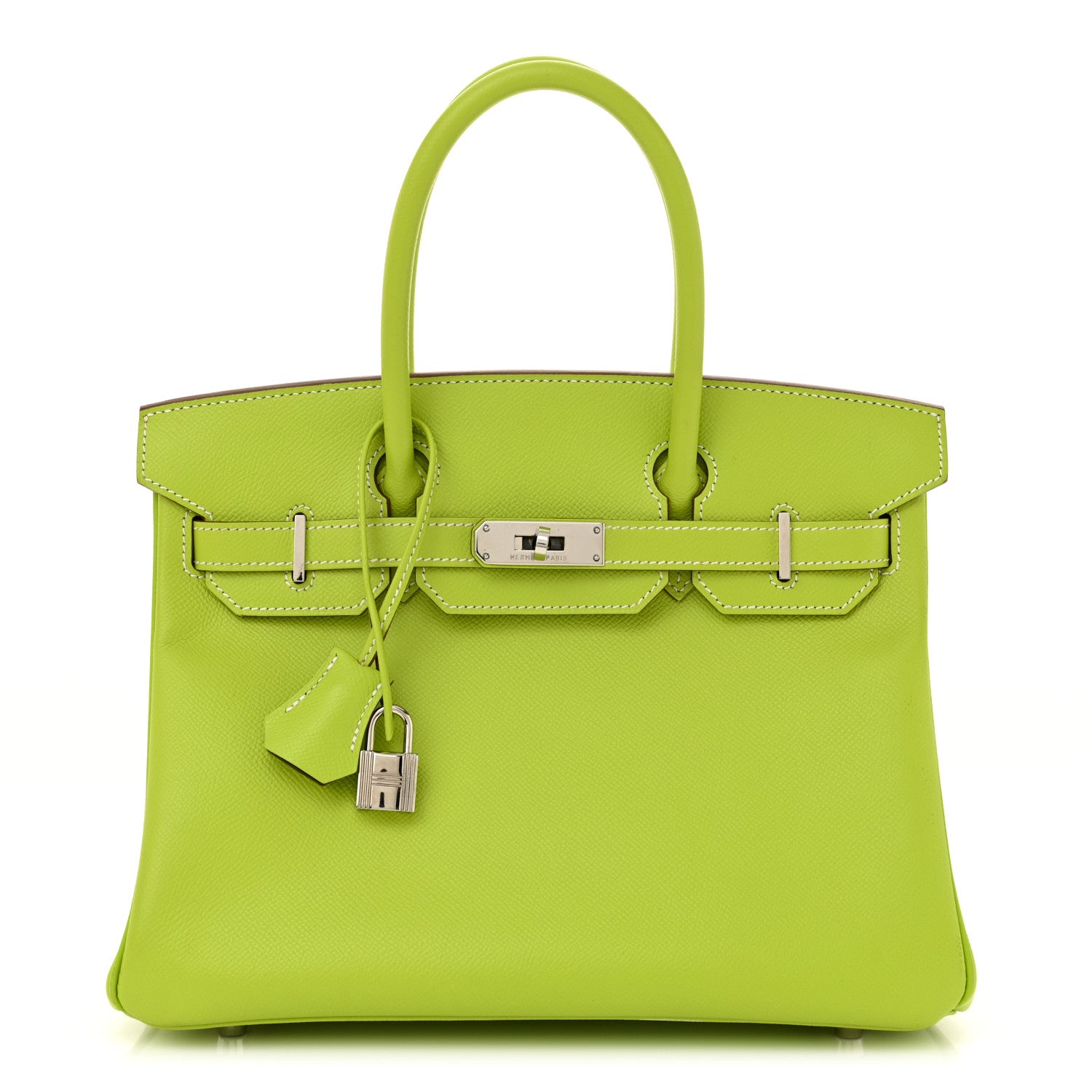 Hermes Epsom Candy Birkin 30 Kiwi Lichen 1 of 13