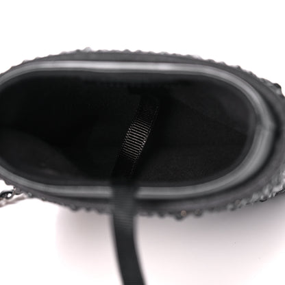 Chanel Satin Crystal Chain Around Phone Holder Black 5 of 11