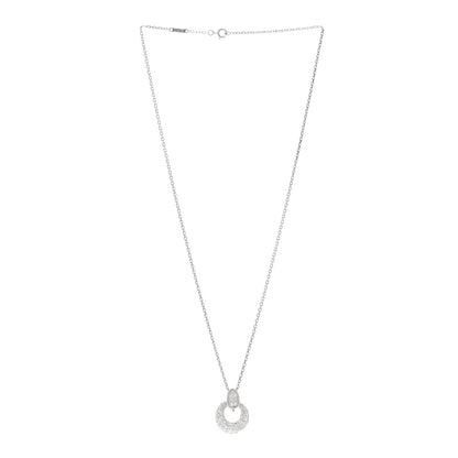 Van Cleef & Arpels 18K White Gold Diamond Interchangeable Door Knocker Necklace 3 of 4