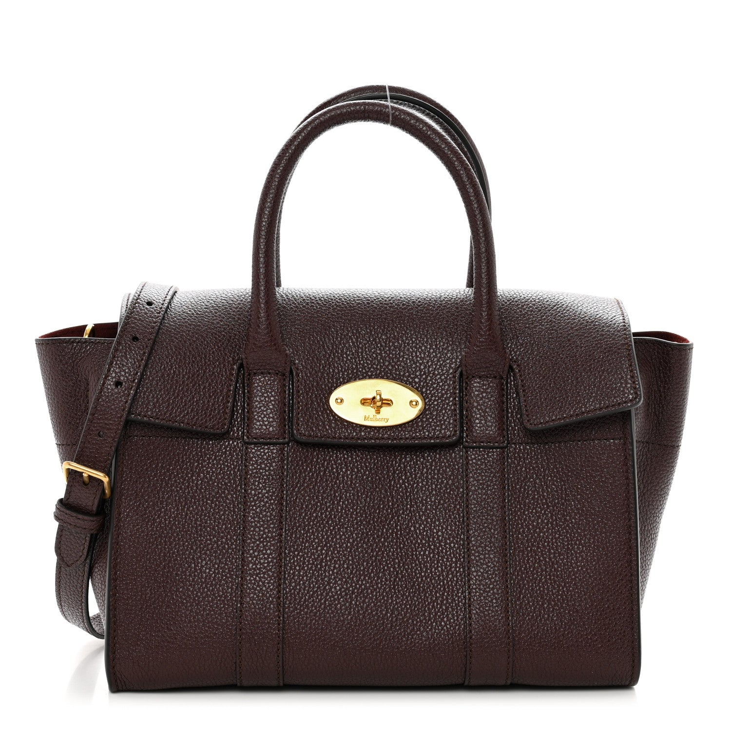 Mulberry Classic Grain Small New Bayswater Oxblood 1 of 9