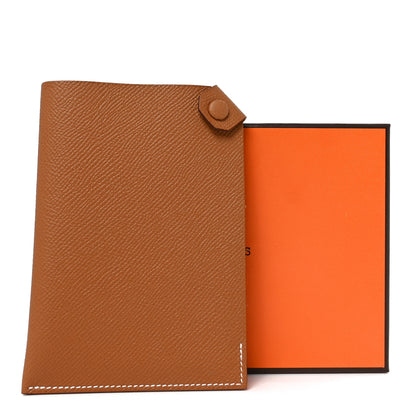 Hermes Epsom Tarmac PM Passport Holder Gold 8 of 8