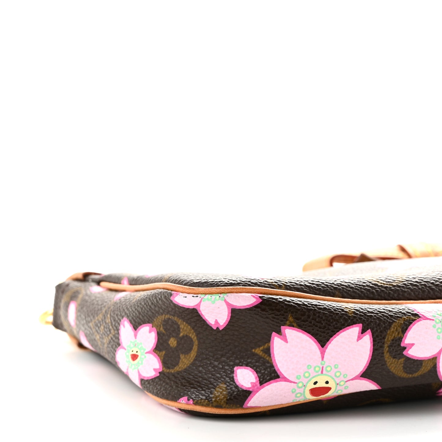 Monogram Cherry Blossom Pochette Accessories Brown