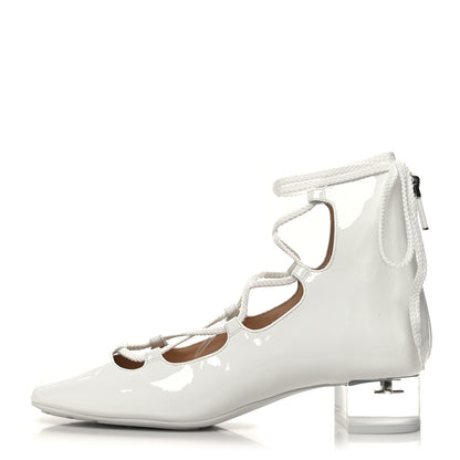 Christian Dior Patent Diorarty 30mm Pumps 37 White 1 of 8